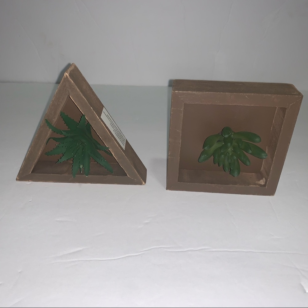 Boho hippy modern fake succulent decor